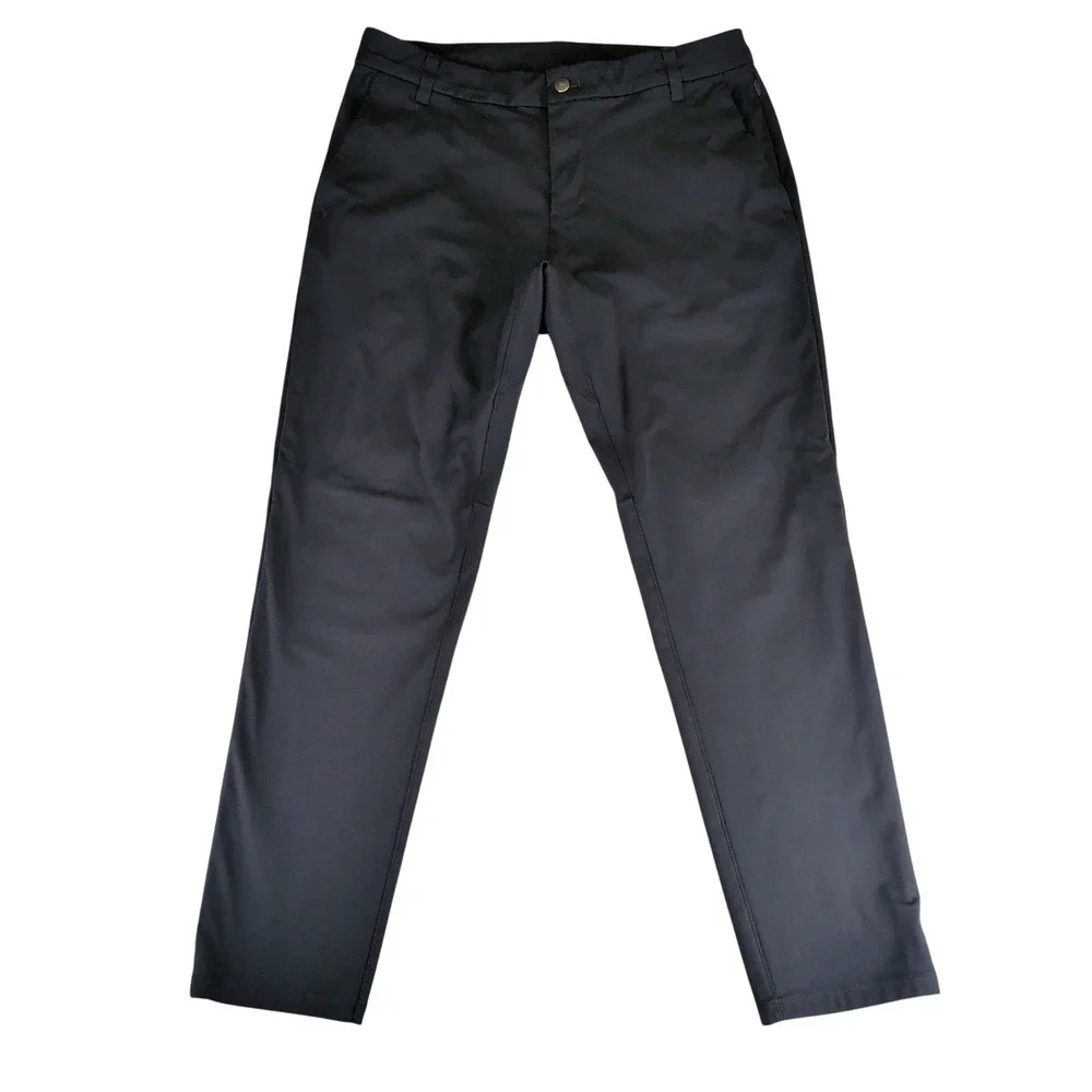 Lululemon‎ Commission ABC Pant Classic Gray Warpstreme Mens 34 Tech Chino M5985S